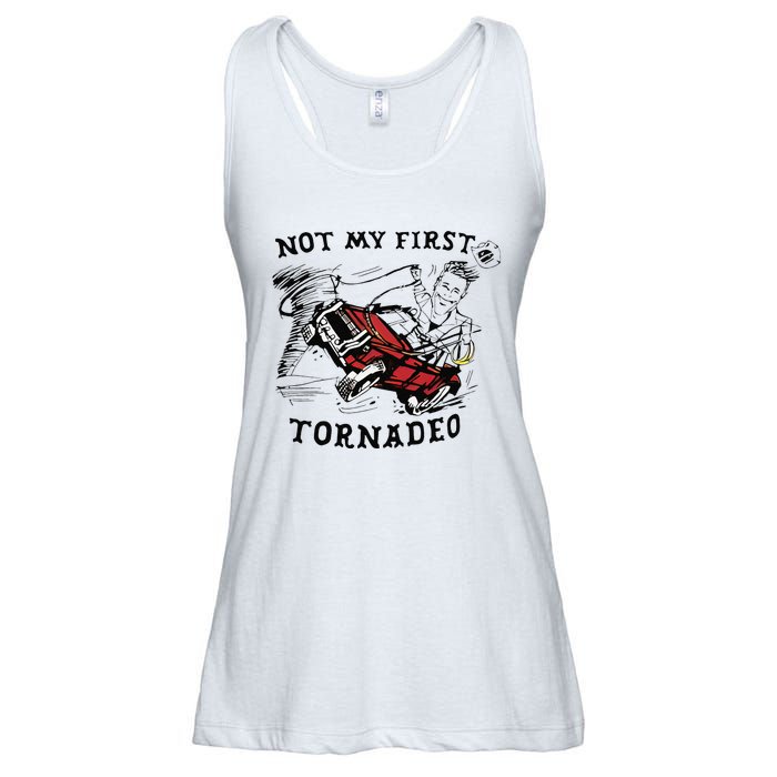 Not My First Tornado Ladies Essential Flowy Tank