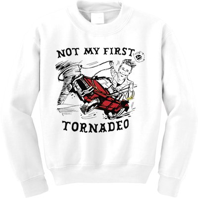 Not My First Tornado Kids Sweatshirt