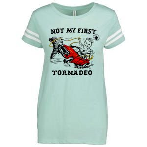 Not My First Tornadeo Not My First Tornado Enza Ladies Jersey Football T-Shirt