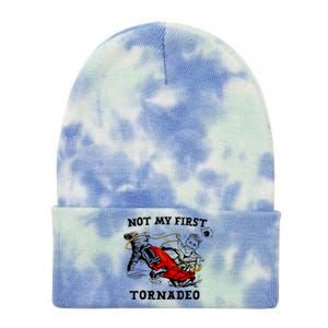 Not My First Tornadeo Not My First Tornado Tie Dye 12in Knit Beanie