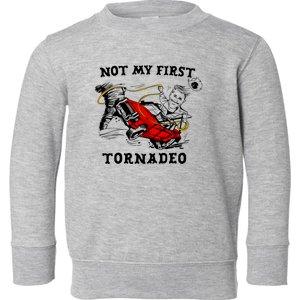 Not My First Tornadeo Not My First Tornado Toddler Sweatshirt