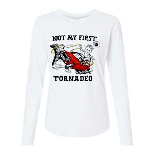 Not My First Tornadeo Not My First Tornado Womens Cotton Relaxed Long Sleeve T-Shirt