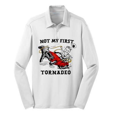 Not My First Tornadeo Not My First Tornado Silk Touch Performance Long Sleeve Polo