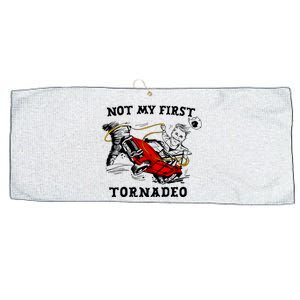 Not My First Tornadeo Not My First Tornado Large Microfiber Waffle Golf Towel