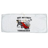 Not My First Tornadeo Not My First Tornado Large Microfiber Waffle Golf Towel