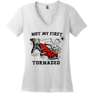 Not My First Tornadeo Not My First Tornado Women's V-Neck T-Shirt