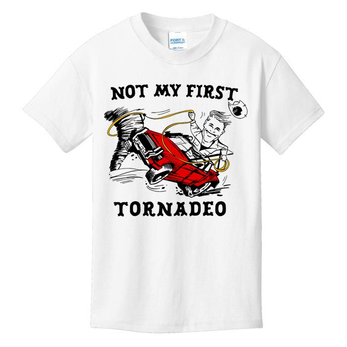 Not My First Tornadeo Not My First Tornado Kids T-Shirt