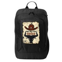 Not My First Rodeo Vintage Rodeo Western Country Cowboy City Backpack