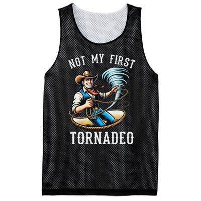 Not My First Tornado Not My First Tornadeo Rodeo Mesh Reversible Basketball Jersey Tank