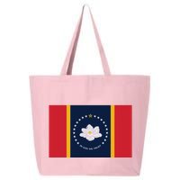 New Mississippi Flag In God We Trust Magnolia 25L Jumbo Tote