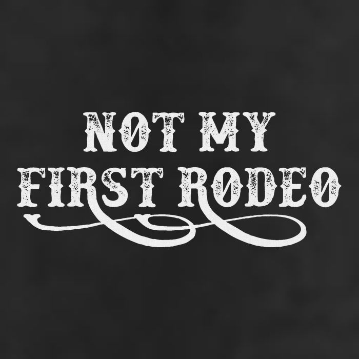 Not My First Rodeo Shirts Not My First Rodeo Adult Drive Performance Visor