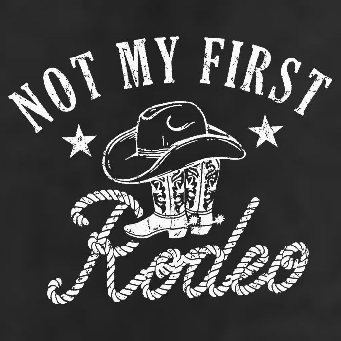 Not My First Vintage Rodeo Riding Horse Bronc Cow Boots Hat