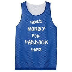 Need Money For Paddock Pass Mesh Reversible Basketball Jersey Tank