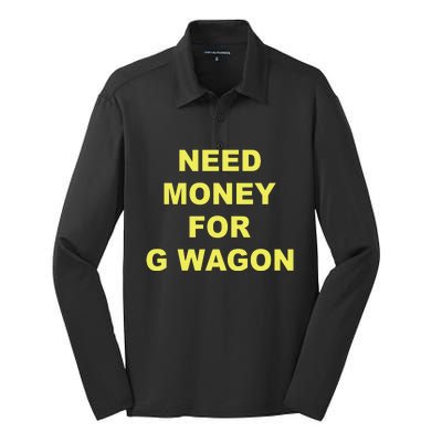 Need Money For G Wagon Silk Touch Performance Long Sleeve Polo