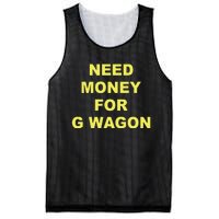 Need Money For G Wagon Mesh Reversible Basketball Jersey Tank