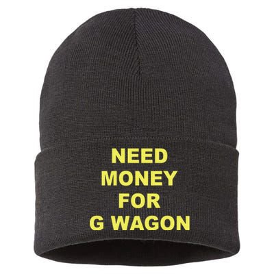 Need Money For G Wagon Sustainable Knit Beanie