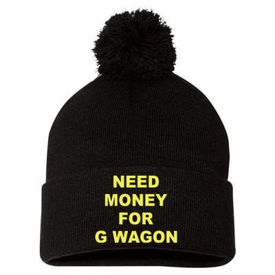 Need Money For G Wagon Pom Pom 12in Knit Beanie