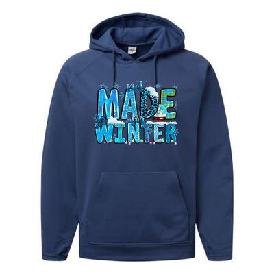 Not Made For Winter Cozy Season Christmas Performance Fleece Hoodie