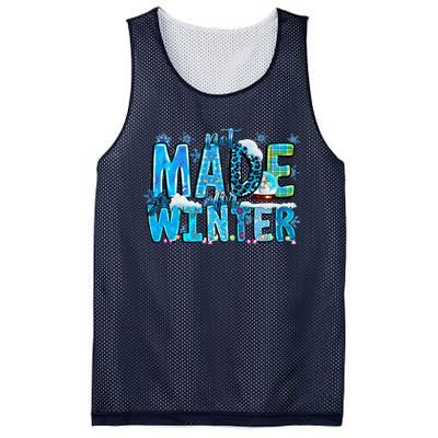 Not Made For Winter Cozy Season Christmas Mesh Reversible Basketball Jersey Tank