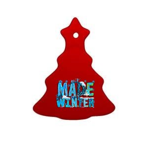 Not Made For Winter Cozy Season Christmas Ceramic Tree Ornament