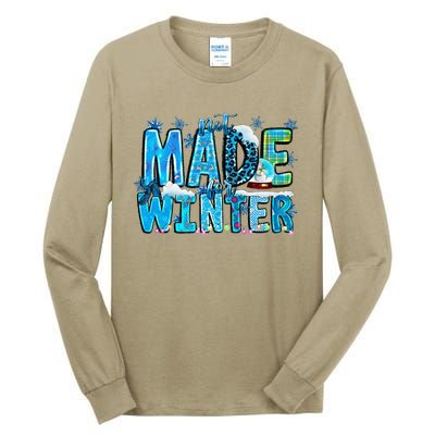 Not Made For Winter Cozy Season Christmas Tall Long Sleeve T-Shirt