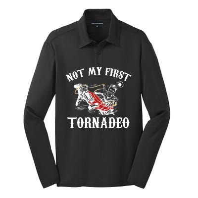 Not My First Tornadeo Silk Touch Performance Long Sleeve Polo