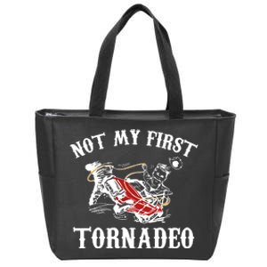 Not My First Tornadeo Zip Tote Bag