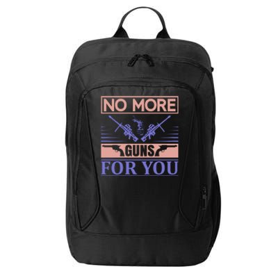 No More Guns For You City Backpack