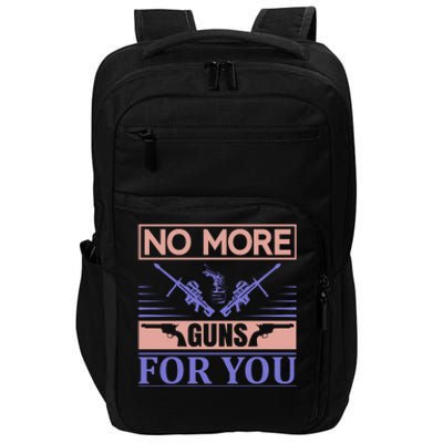 No More Guns For You Impact Tech Backpack