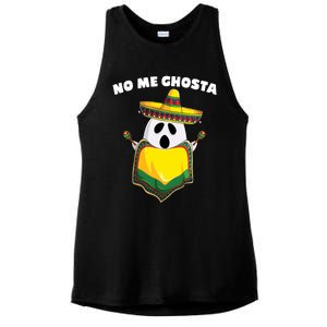 No Me Ghosta Gusta Funny Mexican Halloween Ladies PosiCharge Tri-Blend Wicking Tank