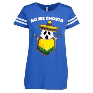 No Me Ghosta Gusta Funny Mexican Halloween Enza Ladies Jersey Football T-Shirt