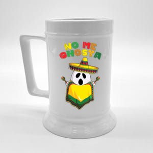 No Me Ghosta Gusta Funny Mexican Halloween Beer Stein