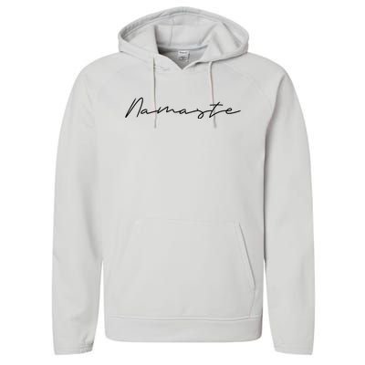 Namaste Meditation Gifts For Spiritual Meditation Practice Performance Fleece Hoodie