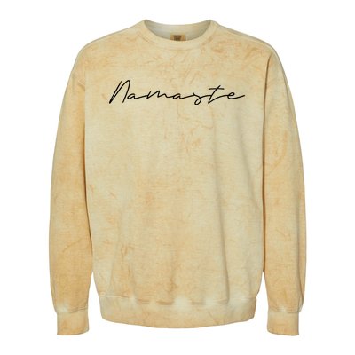 Namaste Meditation Gifts For Spiritual Meditation Practice Colorblast Crewneck Sweatshirt