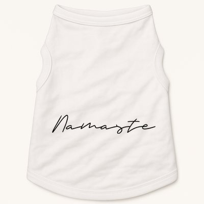 Namaste Meditation Gifts For Spiritual Meditation Practice Doggie Tank