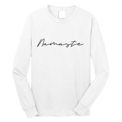 Namaste Meditation Gifts For Spiritual Meditation Practice Long Sleeve Shirt