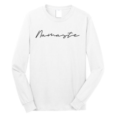 Namaste Meditation Gifts For Spiritual Meditation Practice Long Sleeve Shirt