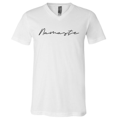 Namaste Meditation Gifts For Spiritual Meditation Practice V-Neck T-Shirt