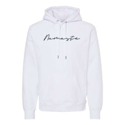 Namaste Meditation Gifts For Spiritual Meditation Practice Premium Hoodie