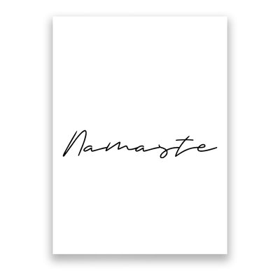 Namaste Meditation Gifts For Spiritual Meditation Practice Poster