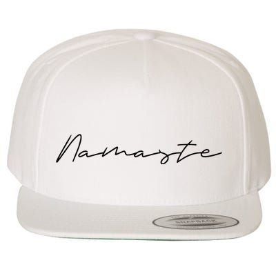 Namaste Meditation Gifts For Spiritual Meditation Practice Wool Snapback Cap