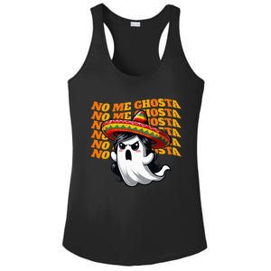 No Me Ghosta Funny Mexican Halloween Ghost Ladies PosiCharge Competitor Racerback Tank