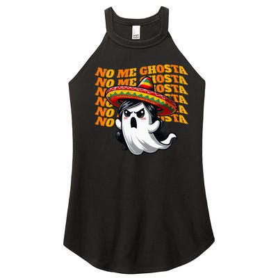 No Me Ghosta Funny Mexican Halloween Ghost Women's Perfect Tri Rocker Tank