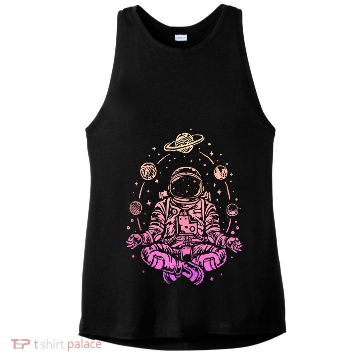 Namaste Meditation Gifts For Spiritual Meditation Practice Ladies PosiCharge Tri-Blend Wicking Tank
