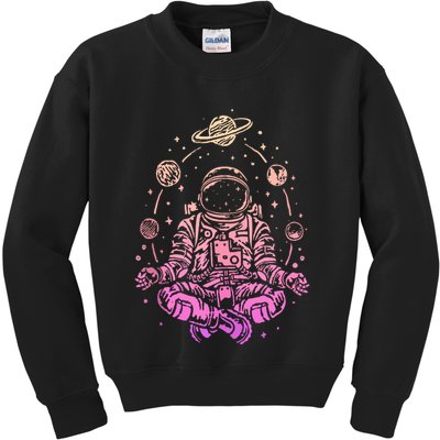Namaste Meditation Gifts For Spiritual Meditation Practice Kids Sweatshirt