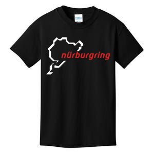 Nurburgring Map Graphic Day Track Gift Kids T-Shirt