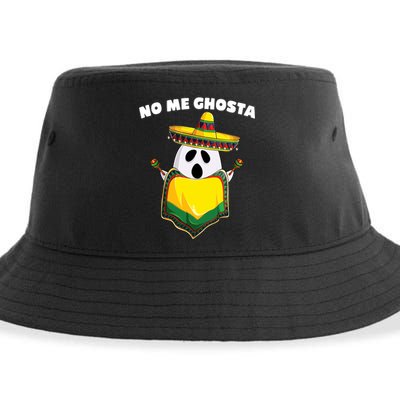 No Me Ghosta Gusta Funny Mexican Halloween Sustainable Bucket Hat