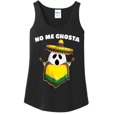 No Me Ghosta Gusta Funny Mexican Halloween Ladies Essential Tank