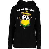 No Me Ghosta Gusta Funny Mexican Halloween Womens Funnel Neck Pullover Hood