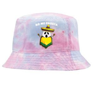 No Me Ghosta Gusta Funny Mexican Halloween Tie-Dyed Bucket Hat